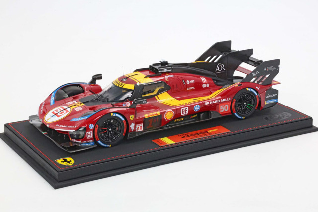 ** 予約商品 ** BBR P18266AV 1/18 Ferrari 499P n.50 - Winner Qatar 1812km 2025 Drivers Fuoco /Nielsen /Molina Limited 50pcs （ケース付）