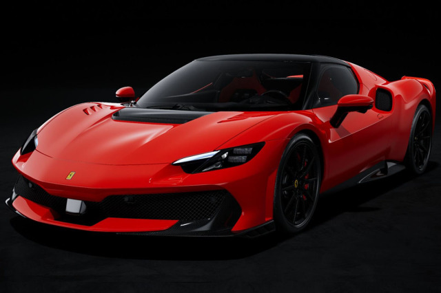 ** 予約商品 ** BBR P18269B1V 1/18 Ferrari 296 Speciale Rosso Corsa / Black roof （ケース付）