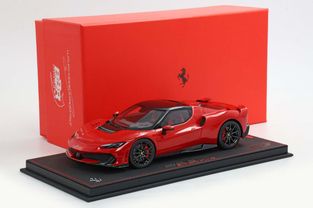 予約商品 ** BBR P18269B1V 1/18 Ferrari 296 Speciale Rosso Corsa