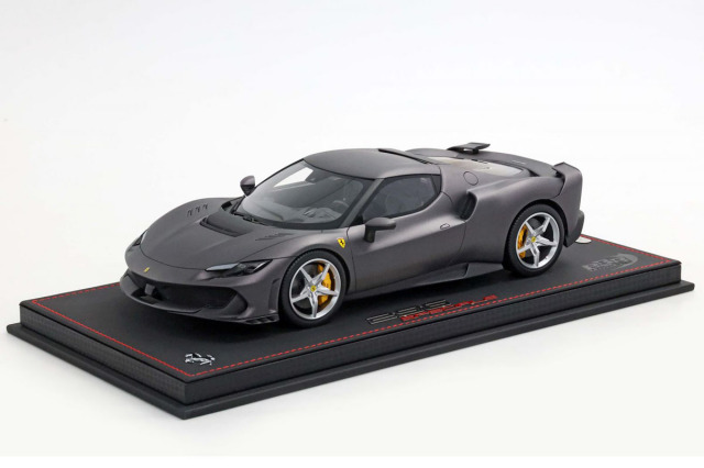 ** 予約商品 ** BBR P18269EV 1/18 Ferrari 296 Speciale Grigio Silverstone Opaco Limited 12pcs （ケース付）