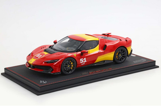 ** 予約商品 ** BBR P18269LMV 1/18 Ferrari 296 Speciale - 499P 2024 Livery race N.51 Limited 51pcs （ケース付）