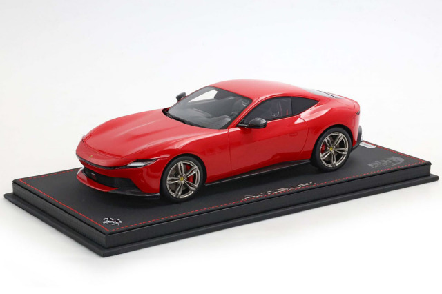 ** 予約商品 ** BBR P18272A2V 1/18 Ferrari Amalfi Rosso Corsa / Chorme Wheels - Red Brakes Limited 24pcs （ケース付）