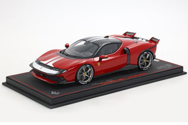BBR P18276BV 1/18 Ferrari 849 Testarossa Assetto Fiorano Rosso Fiammante / White livery （ケース付）