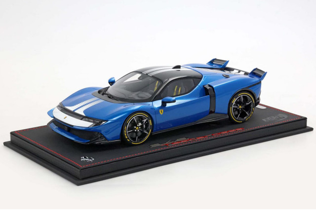 BBR P18276CV 1/18 Ferrari 849 Testarossa Assetto Fiorano Blu Corsa / White livery （ケース付）