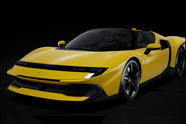 ** 予約商品 ** BBR P18277AV 1/18 Ferrari 849 Testarossa Spider Giallo Modena Press Version （ケース付）