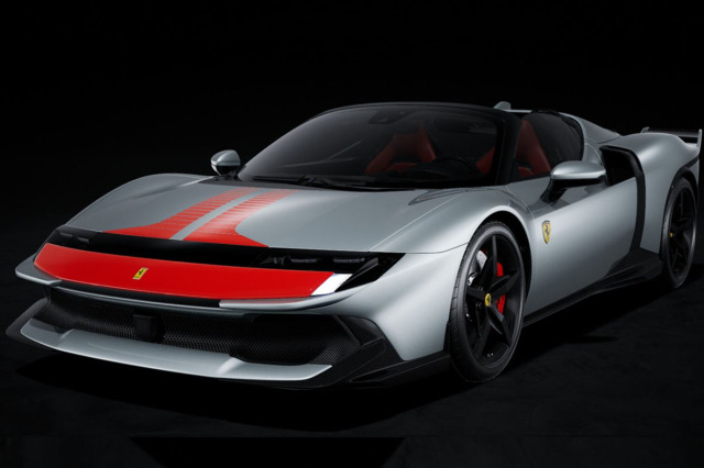 ** 予約商品 ** BBR P18278AV 1/18 Ferrari 849 Testarossa Spider Assetto Fiorano Grigio Squalo / Red Livery （ケース付）