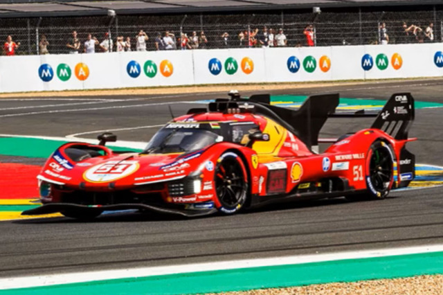 ** 予約商品 ** BBR P18283BV 1/18 Ferrari 499P car n. 51 - 24h Le Mans 2026 Drivers Pier Guidi Calado Giovinazzi （ケース付）