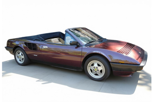 ** 予約商品 ** BBR P18290D 1/18 Ferrari Mondial Quattrovalvole Cabriolet Rubino Mica with Cream interiors （ケース付）