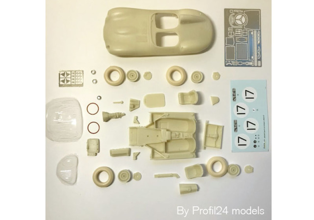 ** 予約商品 ** Profil24 P24142 1/24 Jaguar D Type Los Amigos n.17 Le Mans 1957