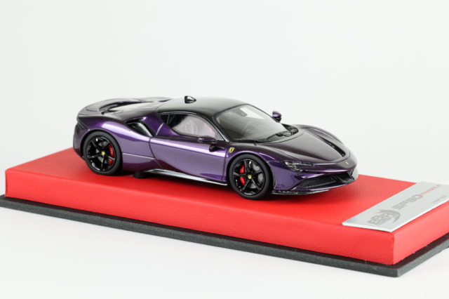 BBR RACE43-132 Ferrari SF90 Stradale Violet (Red leather