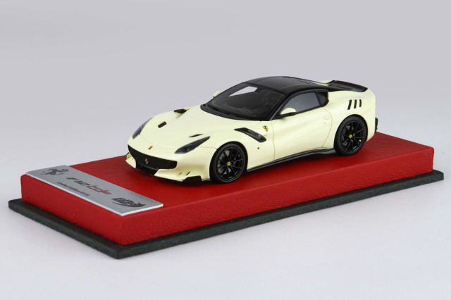 BBR RACE43-286 Ferrari F12 TDF Avorio Gloss (Red leather Base) Limited 15pcs