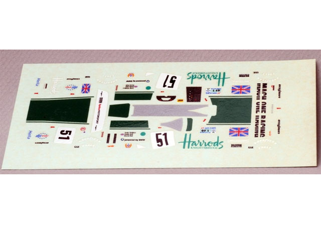 RENAISSANCE DU020C 1/43 McLaren F1-GTR Harrods Le Mans 1995 スペア