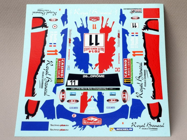 RENAISSANCE TK24/399 1/24 フォード Fiesta WRC Bouffier MC 2014 デカール 【メール便可】