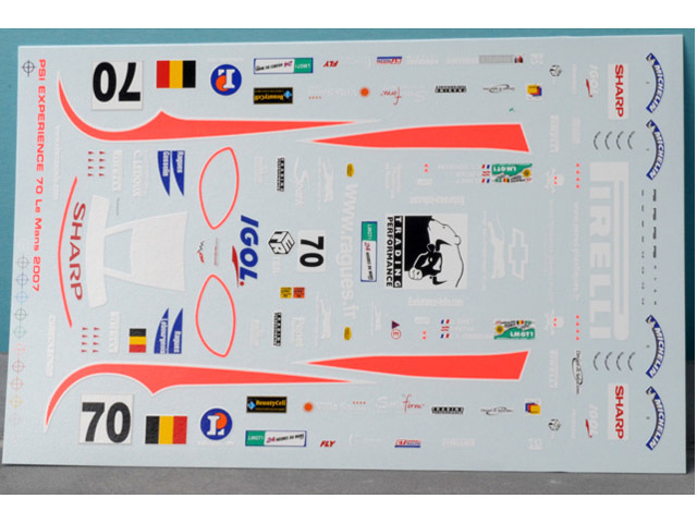 RENAISSANCE TK25/002 1/25 コルベット C6R #70 PSI LM 2007デカール 【メール便可】