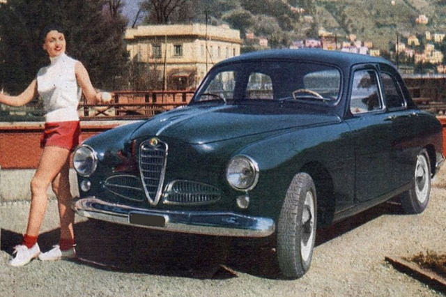 ** 予約商品 ** BBR RGM18003B 1/18 Alfa Romeo 1900 Blu Marina