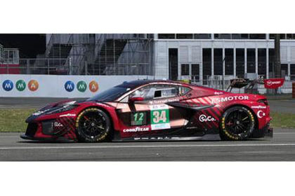 ** 予約商品 ** SPARK S8402 1/43 Corvette Z06 LMGT3.R No.34 RACING TEAM TURKEY BY TF Le Mans 24H 2026 P.Dempsey - S.Yoluc - C.Eastwood 