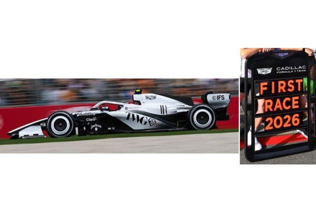 ** 予約商品 ** SPARK S9375 1/43 Cadillac F1 Team MAC-26 Australian GP 2026 No.77 V.Bottas (with Pit Board)