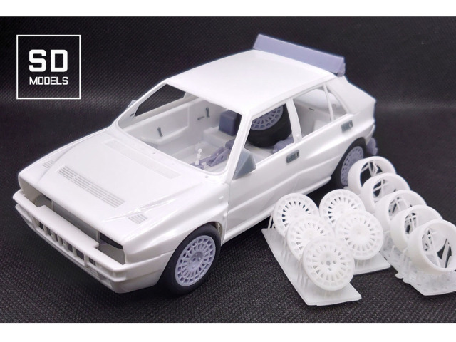SD MODELS SD-L03+1 1/24 ランチア スーパーデルタ【ターマック】追加パーツ ハセガワ対応 3Dプリント