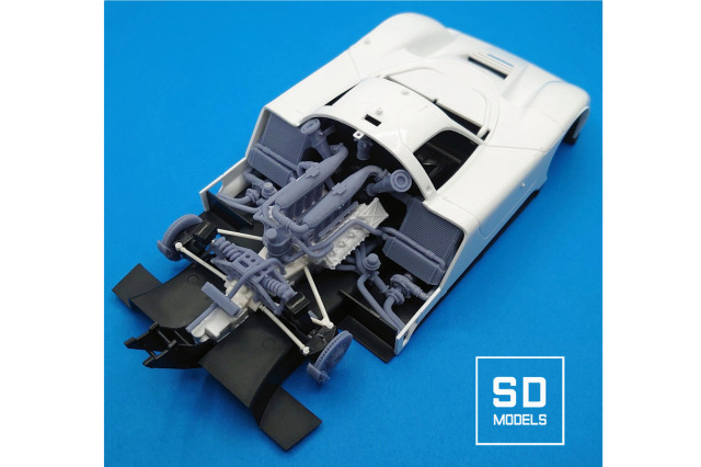 ** 予約商品 ** SD MODELS SD-N01 1/24 ニッサン R89C【1989　ルマン】追加パーツ タミヤ対応 3Dプリント