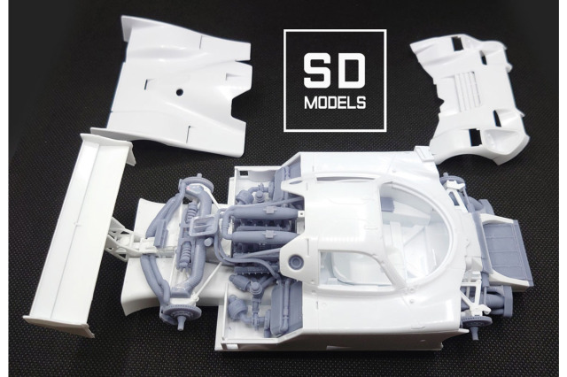 ** 予約商品 ** SD MODELS SD-N02 1/24 ニッサン R91CP フルディティール【1992 デイトナ】追加パーツ ハセガワ対応 3Dプリント