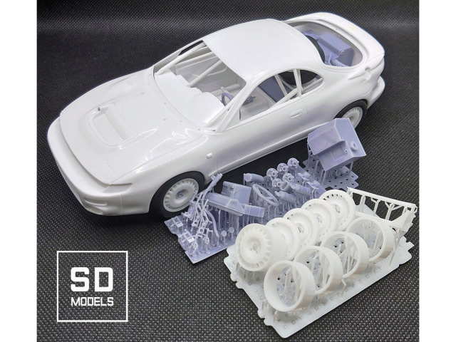 ** 予約商品 ** SD MODELS SD-T01 1/24 トヨタ セリカ ST185【1992 ツールドコルス】追加パーツ ハセガワ対応 3Dプリント