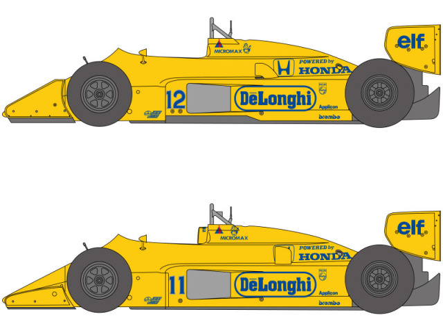 SHUNKO D486 1/12 Lotus 99T Option decal set (for Beemax) 【メール便可】