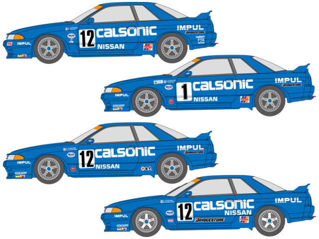 SHUNKO D499 1/24 Calsonic GT-R 1990-93 decal set (for Tamiya) 【メール便可 ...