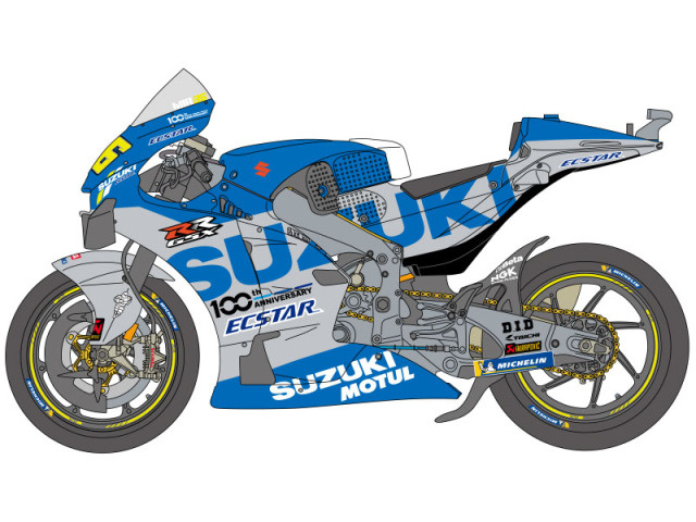 SHUNKO D515 1/12 Ecstar GSX-RR 2020 Option Decal set (for Tamiya)【メール便可】