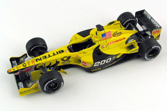 TAMEO kit SLK056 Jordan Ford EJ11 USA GP 2001 J.Alesi 200th GP