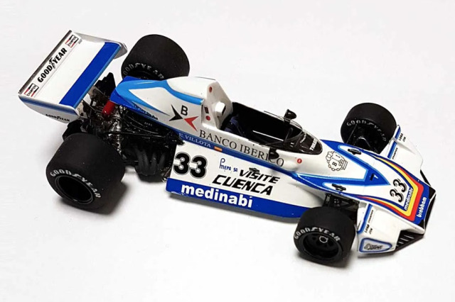 TAMEO kit SLK058 Brabham BT44B Spagna GP 1976 Emilio De Villota