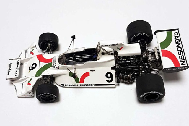 1/43 タメオ　ブラバムBT53 F1メタルキット完成品　Tameo 取り寄せ] タメオ 1/43 メタルキット ブラバム BT53 BMW U.S.A.GP 1984