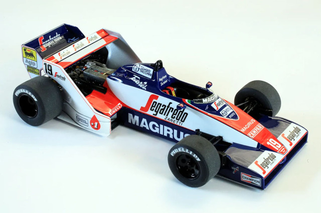 TAMEO kit SLK096 Toleman Hart TG183B BrasileGP 1984 A.Senna /J