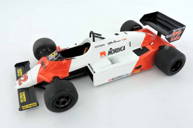 TAMEO kit SLK121 Alfa Romeo 183T Monaco GP 1983 A.de.Cesaris / M.Baldi