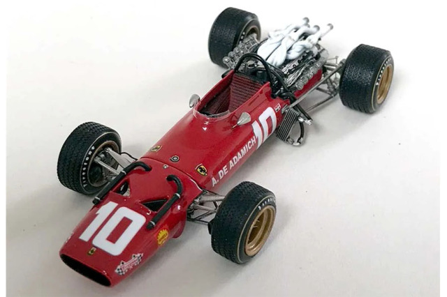 TAMEO kit SLK131 Ferrari 312 F1-68 South Africa GP 1968 C.Amon / J.Ickx / A.De.Adamich