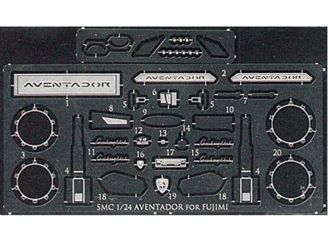 SMC E002 1/24 AVENTADOR エッチングパーツ for Fujimi