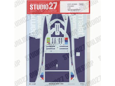 STUDIO27デカール DC630 1/20 Brabham BT50 1982 decal for Tamiya 【メール便可】