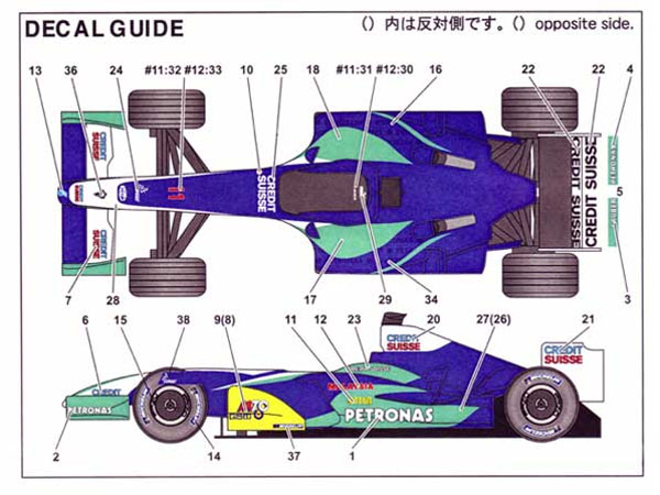 STUDIO27　FK20183 1/20 ザウバー C24 2005