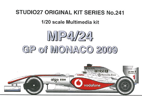 STUDIO27 FK20241 1/20 マクラーレン MP4/24 モナコGP 2009