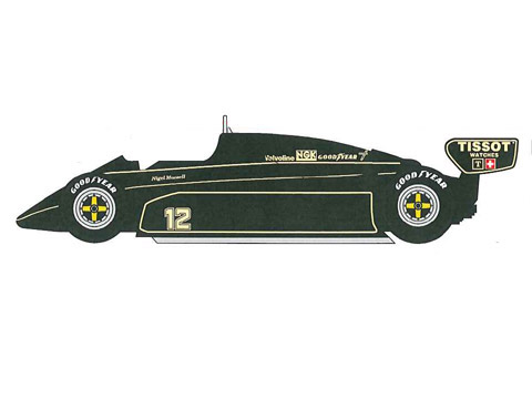 【お取り寄せ商品】 STUDIO27 FK20273 1/20 ロータス 91 Brazil GP 1982 マンセル３位