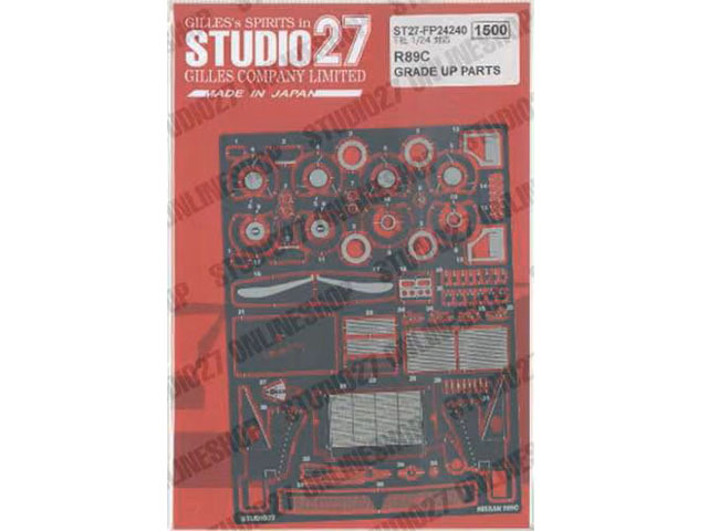 STUDIO27 FP24240 1/24 Nissan R89C Upgrade Parts for Tamiya