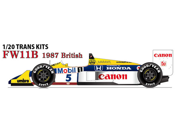 【お取り寄せ商品】 STUDIO27 TK2081 1/20 Williams FW11B British GP 1987 Convesion Kit