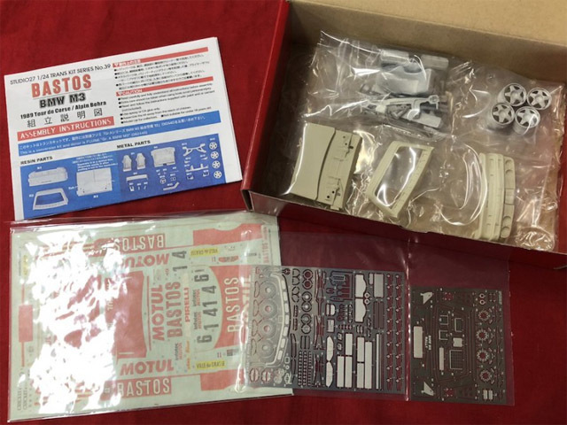 STUDIO27 TK2439 1/24 BMW M3 Bastos TdC 89 WRC conversion kit