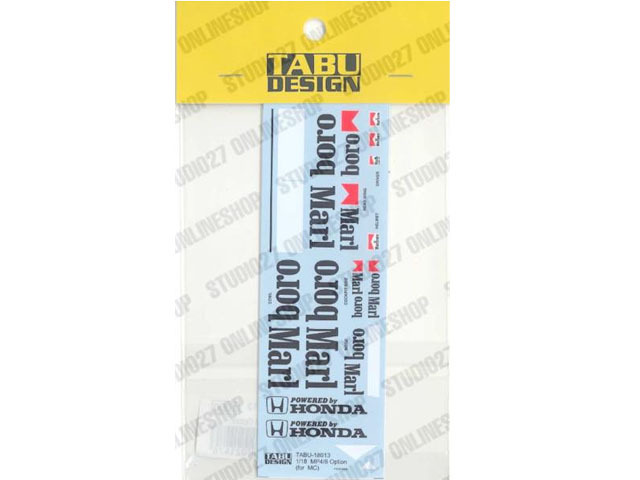 TABUデザイン 18013 1/18 McLaren MP4/6 Option Decal (for Minichamps) 【メール便可】