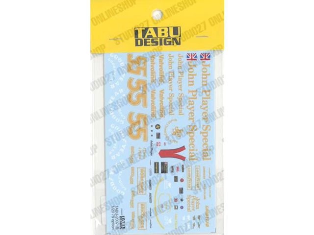 TABUデザイン 20071B 1/20 Lotus Type 79 Option Decal for Tamiya 【メール便可】