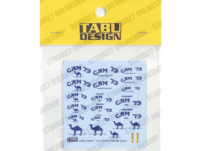 TABUデザイン 24091 1/24 Williams FW14 / FW14B Option Decal 【メール便可】
