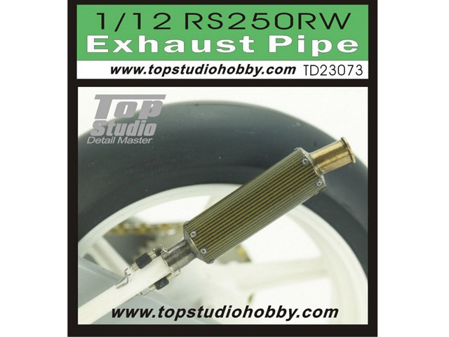 TOP STUDIO TD23073 1/12 RS250RW Exhaust Pipe