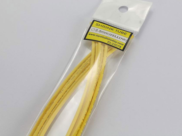 TOP STUDIO TD23078 Shrink Tube 2.5mm Yellow