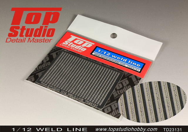 TOP STUDIO TD23131 1/12 Weld line【メール便可】