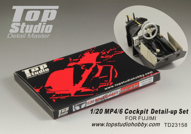 TOP STUDIO TD23158 1/20 MP4/6 Cockpit Detail-up Set