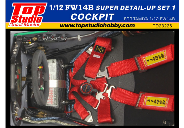 TOP STUDIO TD23226 1/12 Williams FW14B Super Detail-up set 1 - Cockpit